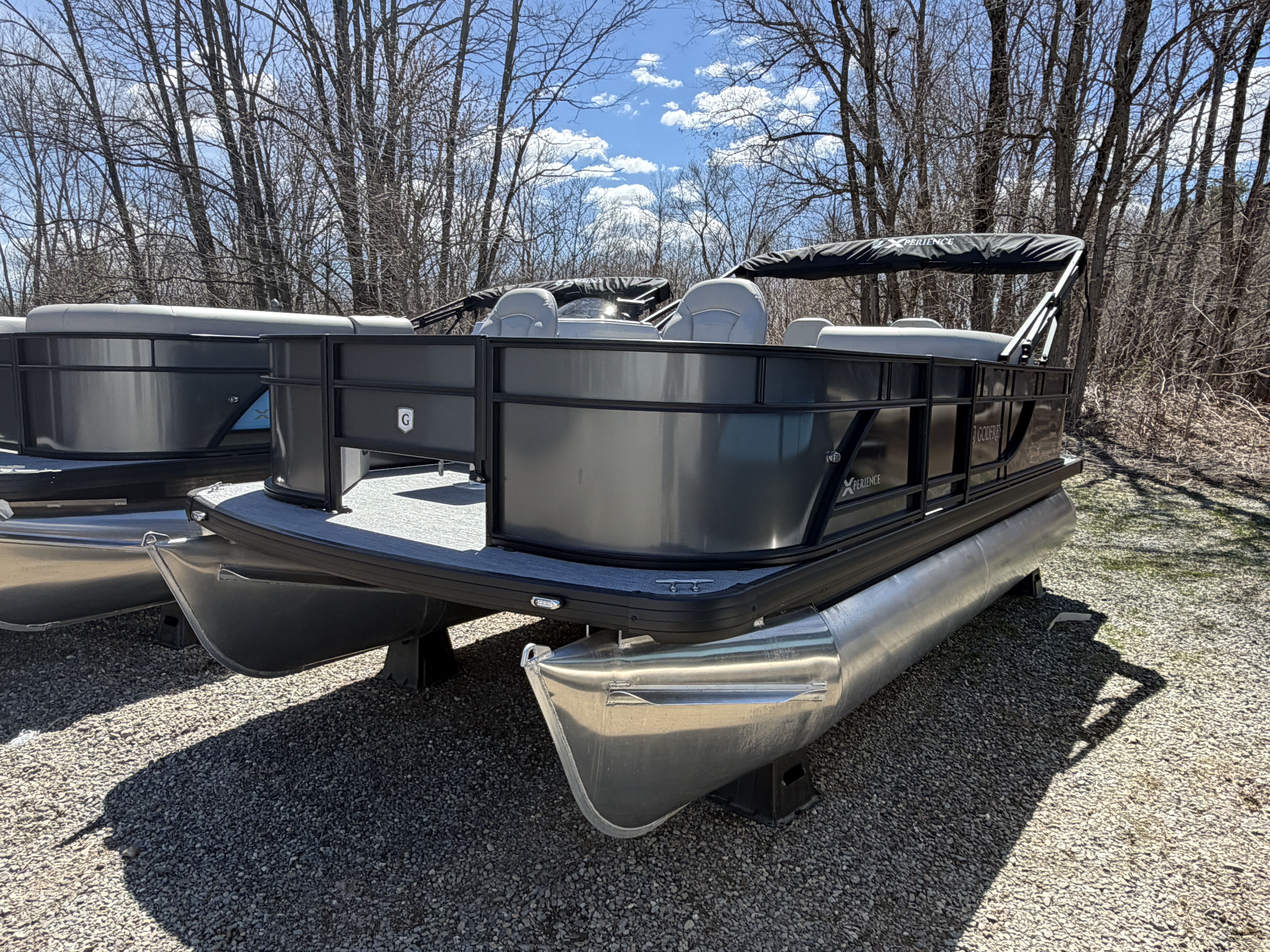 2026 Godfrey EX1886FX Party Barge - Charcoal/Black