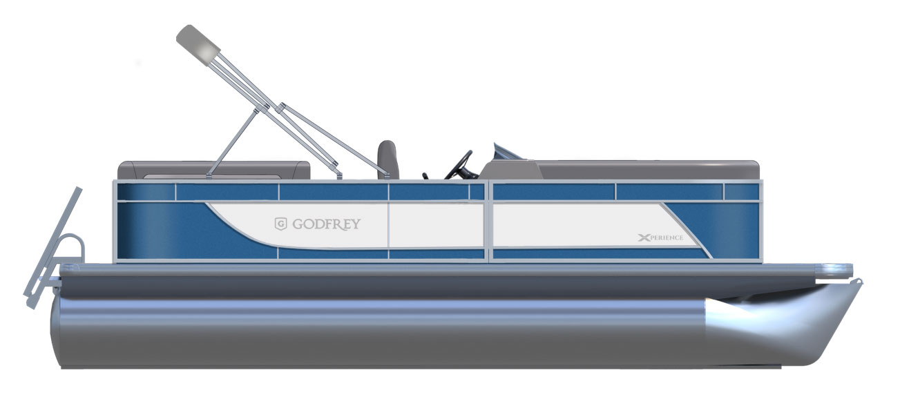2026 Godfrey EX2086SBX Pontoon Boat - Oceanside/White