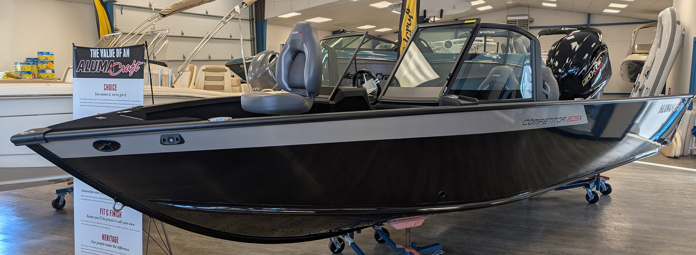 2025 Alumacraft Competitor 205 - Black