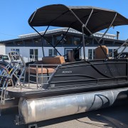 2025 Godfrey MC235SFL Triple Pontoon Boat - Matte Black/Black