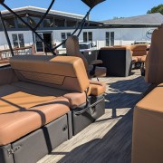 2025 Godfrey MC235SFL Triple Pontoon Boat - Matte Black/Black